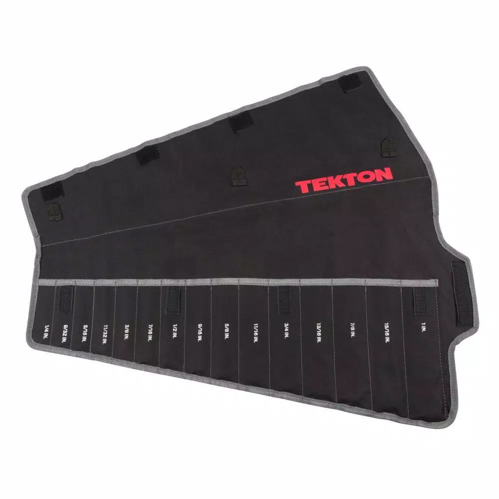 Best reviews of 🤩 Tool Accessories TEKTON 1/4 In. To 1 In. Combination 🔧 Wrench Pouch (15-Tool) 😀