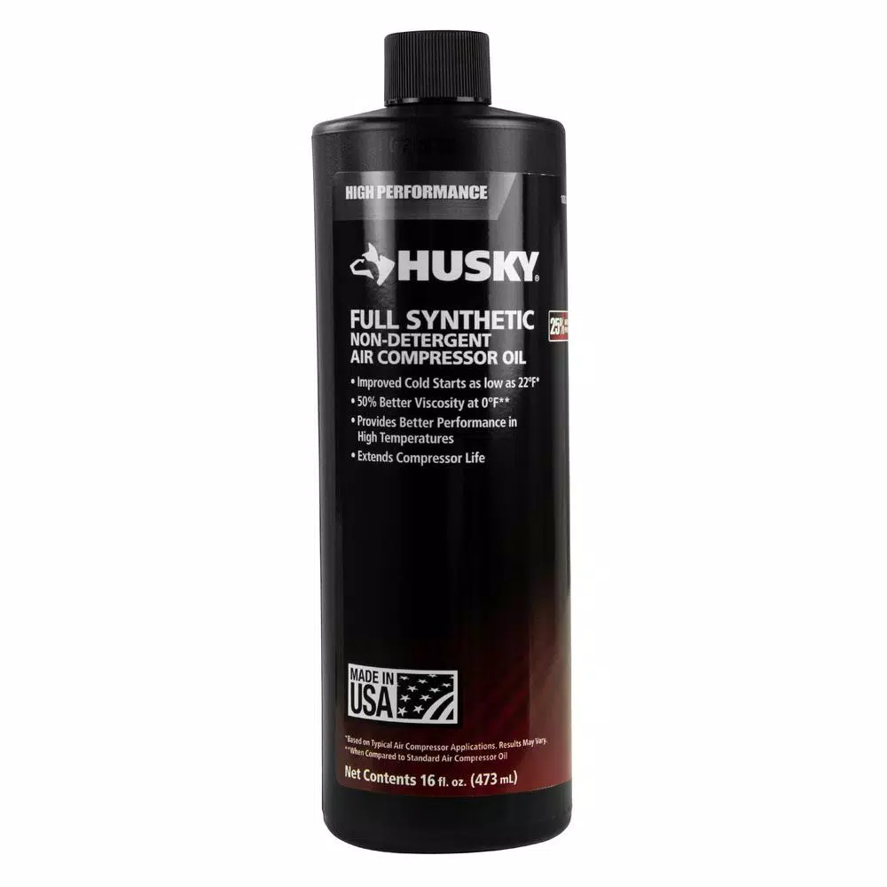 Discount 🎉 Tool Accessories Husky 16 Oz. 100% Full Synthetic Compressor Oil ✔️