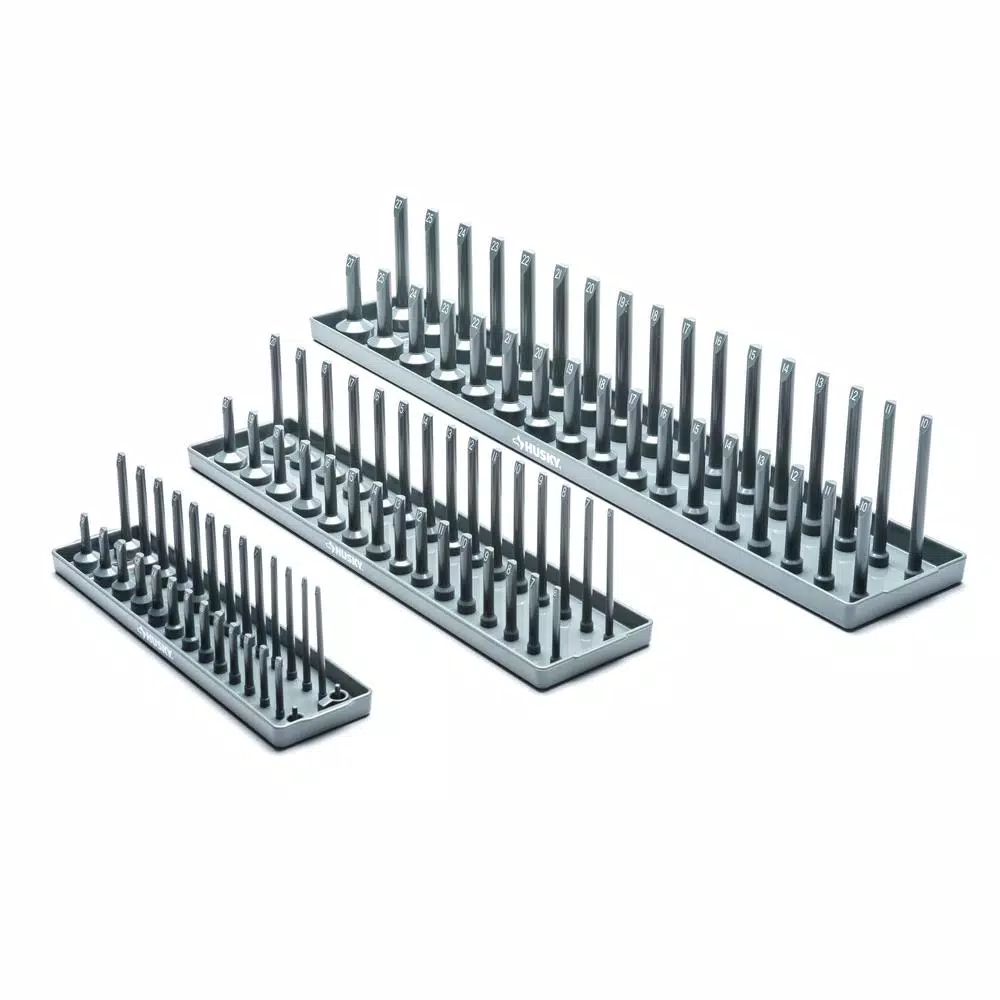 Best reviews of 🔥 Tool Accessories Husky Metric Socket Rack Set (3-Piece) ❤️
