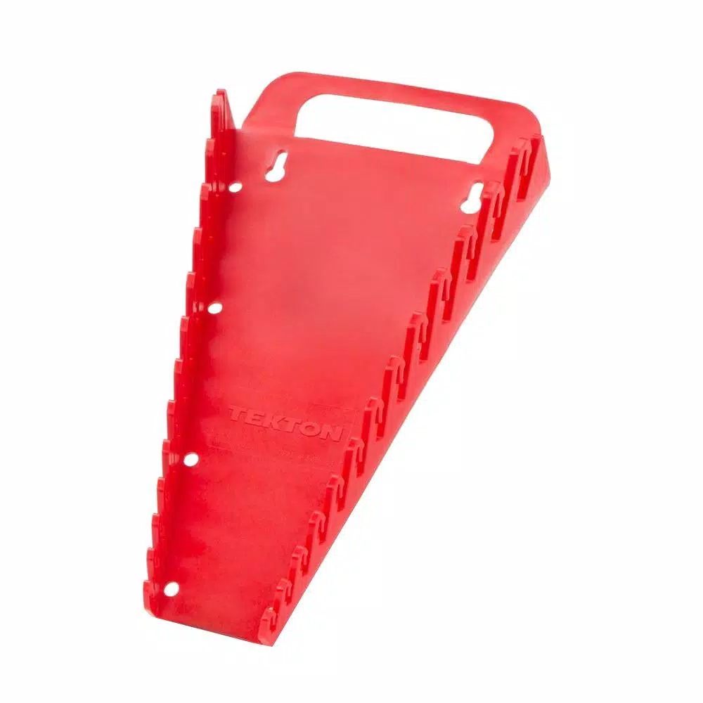 Deals 🥰 Tool Accessories TEKTON 6.75 In. 13-Tool Store-and-Go 🔧 Wrench Rack Keeper In Red ❤️