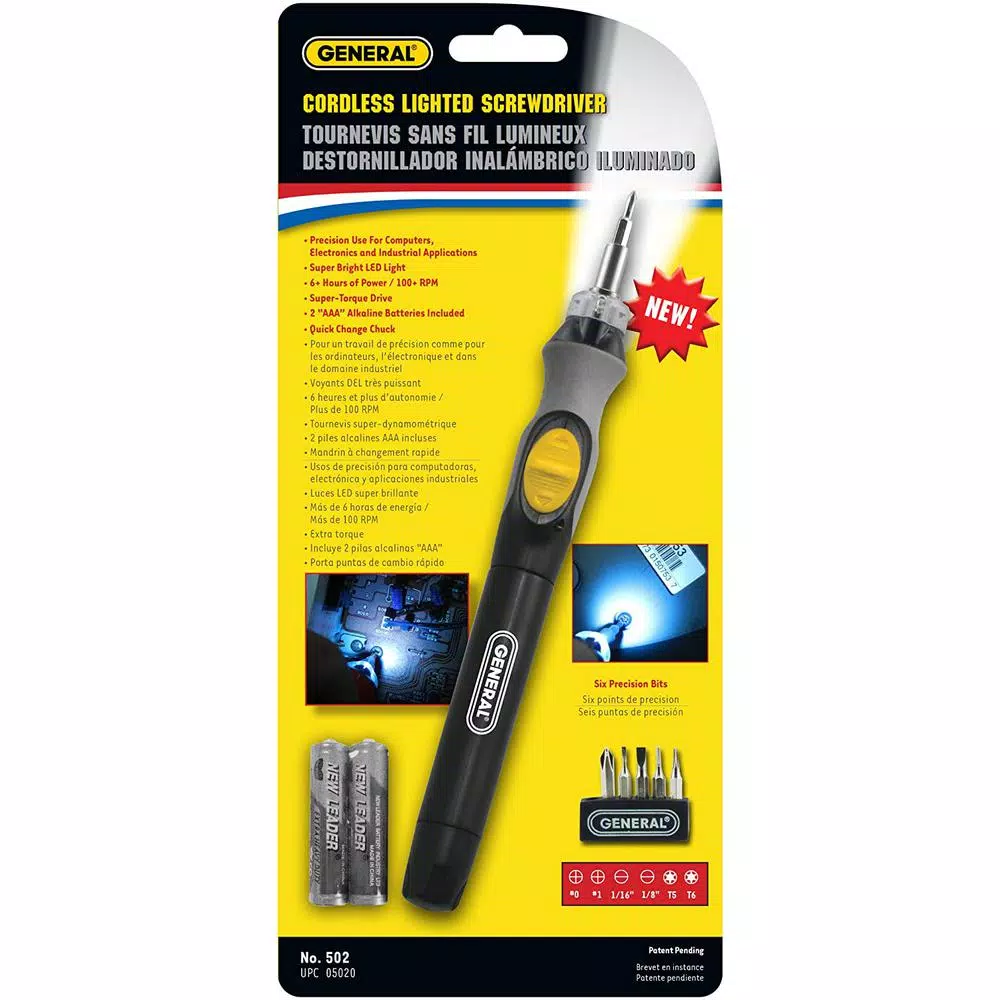 Brand new π₯° Screwdrivers & Nut Drivers General Tools 10 In. LED Lighted Power Precision Screwdriver π₯° 4 Brand new π₯° Screwdrivers & Nut Drivers General Tools 10 In. LED Lighted Power Precision Screwdriver π₯° - Image 4