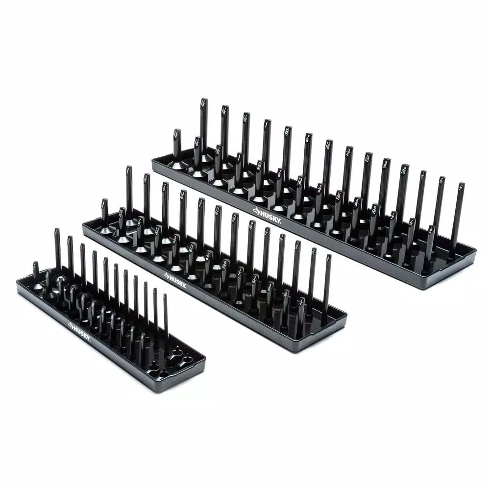 Top 10 😀 Tool Accessories Husky SAE Socket Rack Set (3-Piece) ⌛