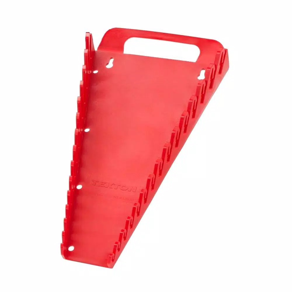 Cheap 🎉 Tool Accessories TEKTON 7.5 In. 15-Tool Store-and-Go 🔧 Wrench Rack Keeper In Red 😀
