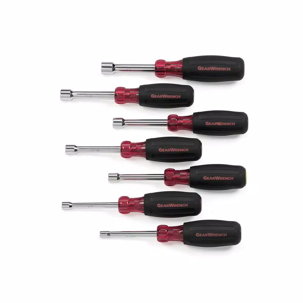 Promo 🌟 Screwdrivers & Nut Drivers GEARWRENCH SAE Nutdriver Set (7-Piece) ✔️