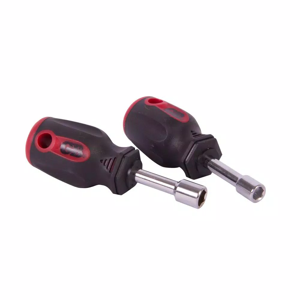 Brand new 🧨 Screwdrivers & Nut Drivers Gardner Bender 2-Piece Stubby Magnetic Tip Nut Driver Set, 1/4 In. And 5/16 In. Sizes 👏