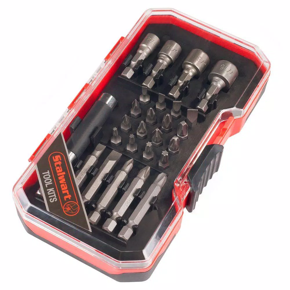 Outlet 👏 Screwdrivers & Nut Drivers Stalwart Power Bit And SAE Nut Driver Set (26-Piece) 🤩