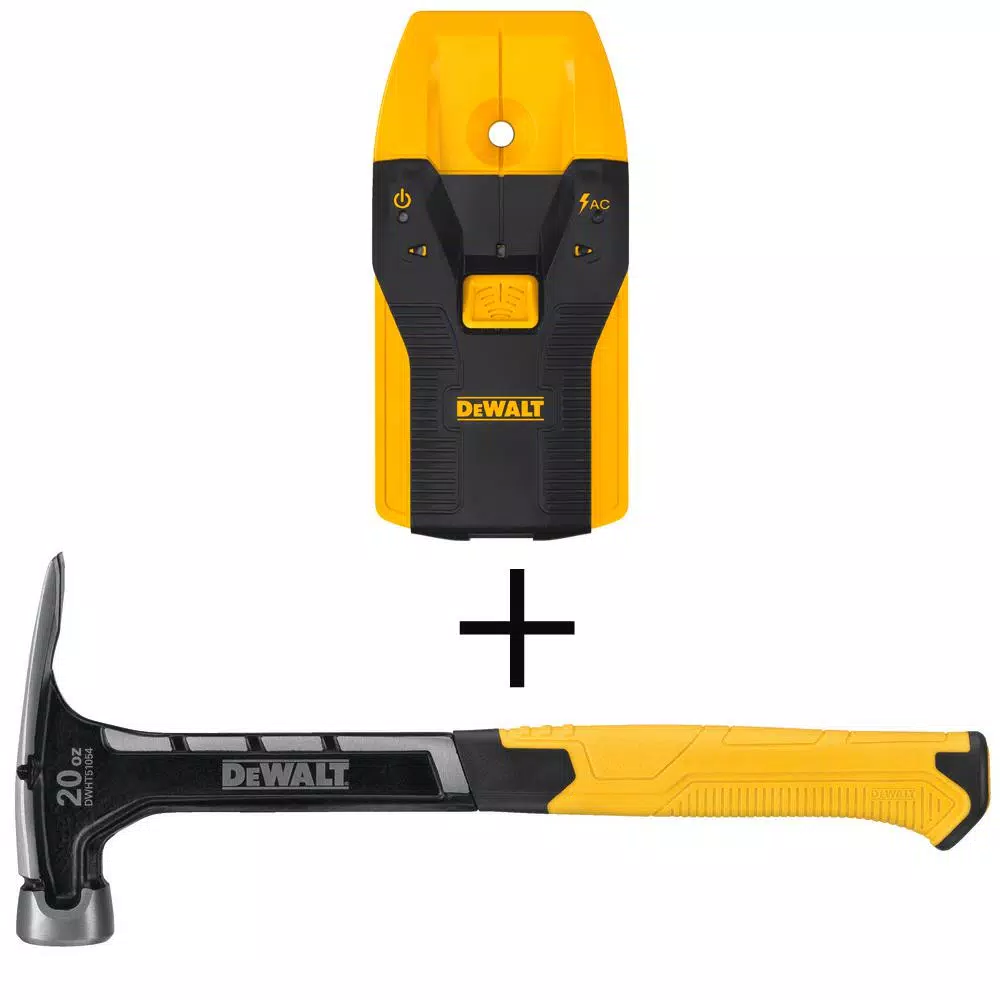 Discount ⭐ Stud Finders DEWALT 3/4 In. Stud Finder With Bonus 20 Oz. 🔨 Hammer 😉